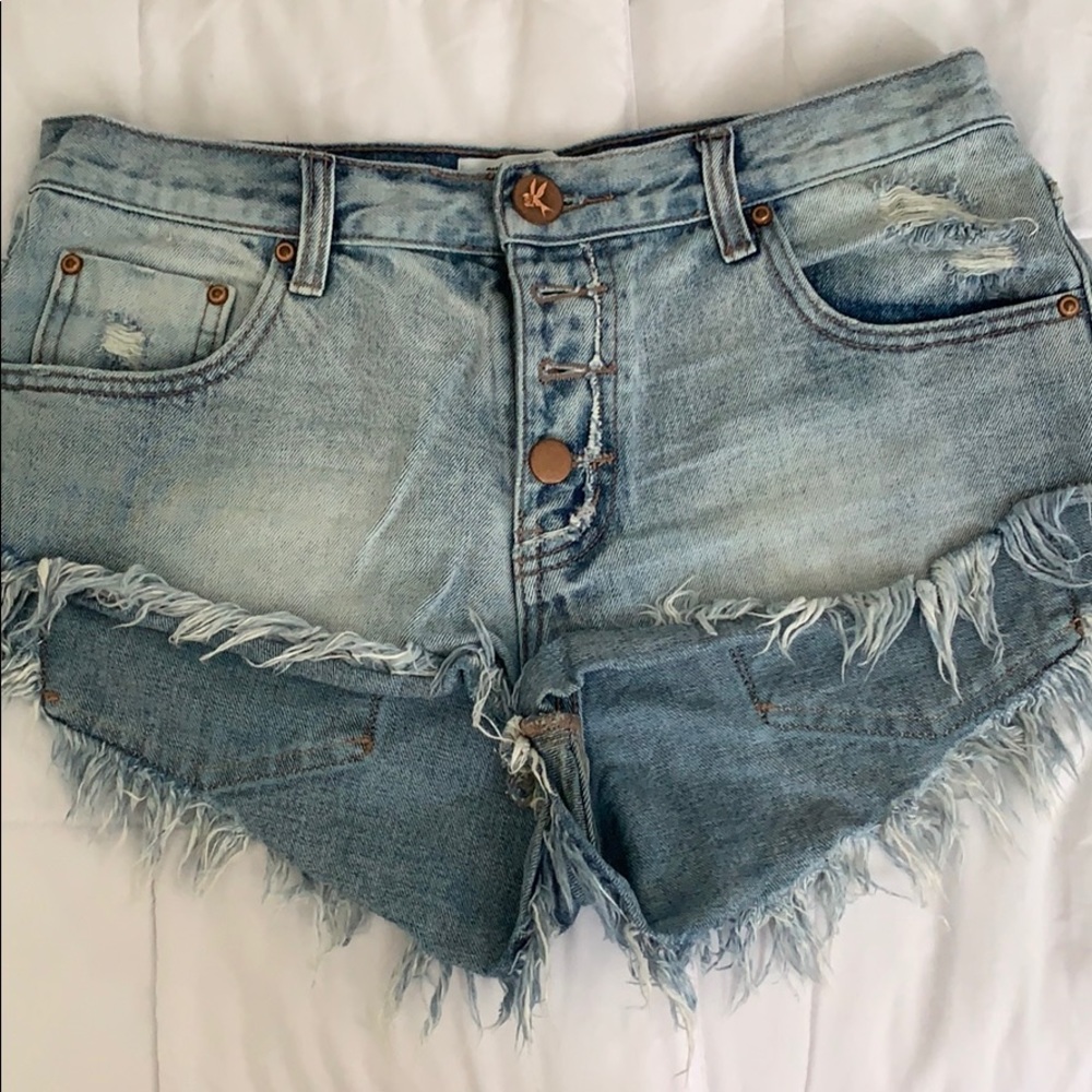 Light wash One Teaspoon Shorts